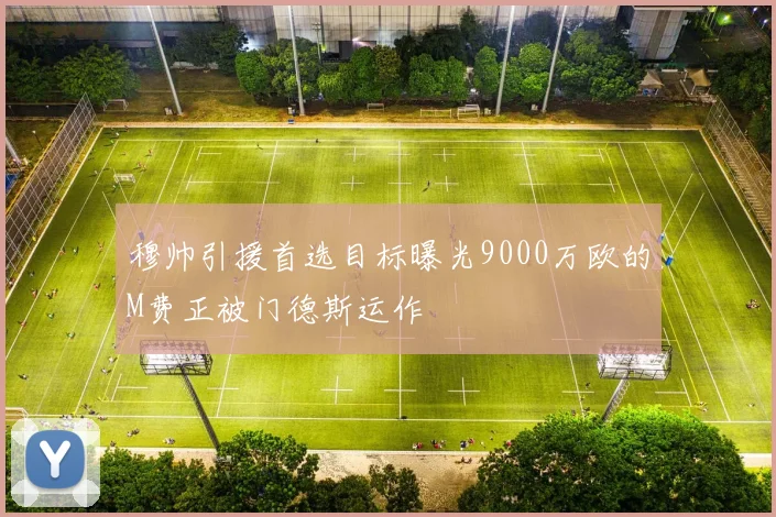 穆帅引援首选目标曝光9000万欧的M费正被门德斯运作