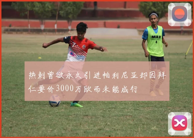 热刺曾欲永久引进帕利尼亚却因拜仁要价3000万欧而未能成行